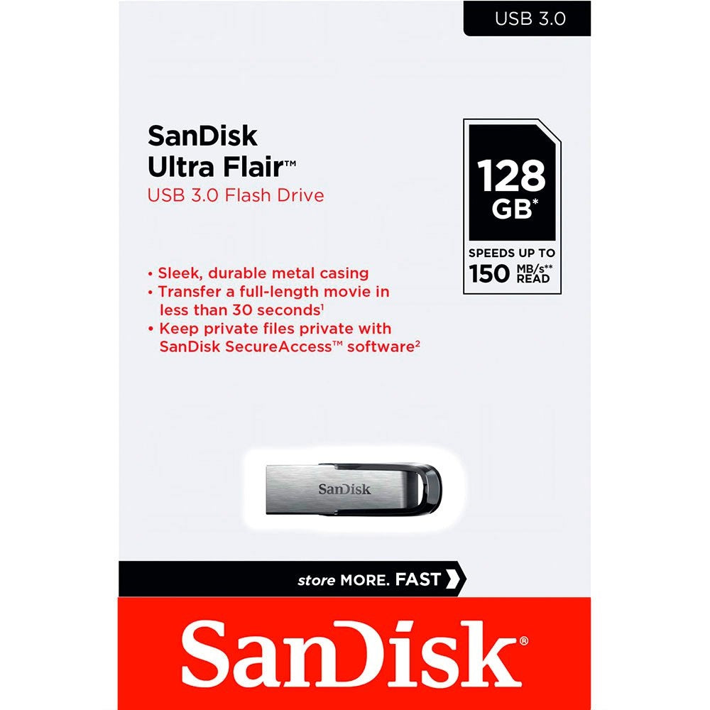 SanDisk 32GB 64GB 128GB 256GB 512GB Ultra Flair USB 3.0 Flash Drive SanDisk 32GB 64GB 128GB 256GB 512GB Ultra Flair USB 3.0 Flash Drive